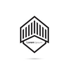 Abstract vector logo design template N12