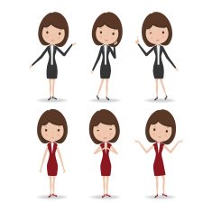 Business Woman Character