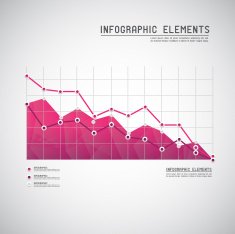 Set of different graphs and charts vector eps10 illustration