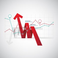 Set of different graphs and charts vector eps10 illustration N8