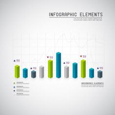 Set of different graphs and charts vector eps10 illustration N10