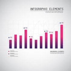 Set of different graphs and charts vector eps10 illustration N11