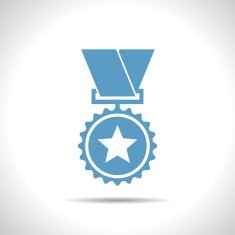 Flat medal N4