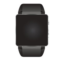 smart watch vector illustration isolated on white background