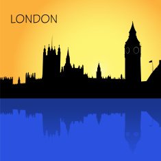 London skyline vector illustration