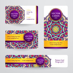 Business cards with mandala