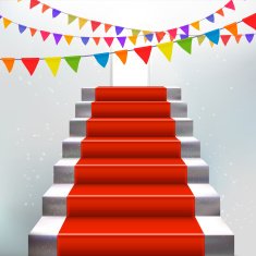 Party with red carpet concept