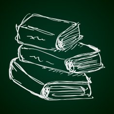 Simple doodle of a book N2