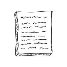 Simple doodle of a page N4