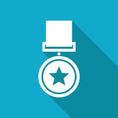 Flat medal N5