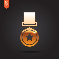 Flat medal N7