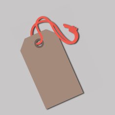 shopping label