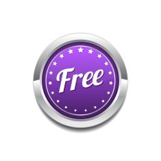 Free Purple Circular Vector Button