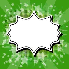 Blank comic book bubble