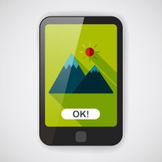 Mountain tourist flat icon with long shadow N4