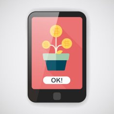Money tree flat icon with long shadow eps10 N4