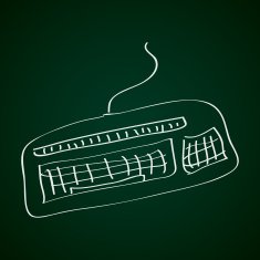 Simple doodle of a keyboard N3