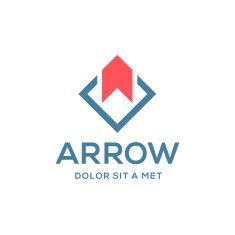 Abstract business icon design template with arrow N15