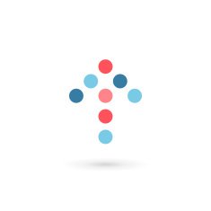 Abstract business icon design template with arrow N16