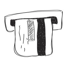 Simple doodle of a credit card