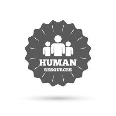 Human resources sign icon HR symbol