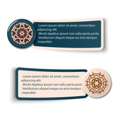 Colorful Web Stickers Tags and Labels