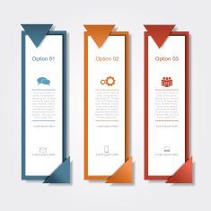 Infographic report template layout Vector illustration N23