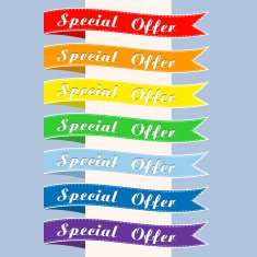 Special Offer Ribbons