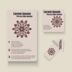 Brochures design for social infographic diagram presentation N2