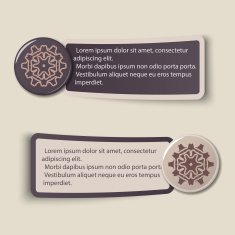 Colorful Web Stickers Tags and Labels N2