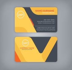 business and name card template
