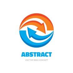 Invest - business sign concept illustration Arrows recycled concept