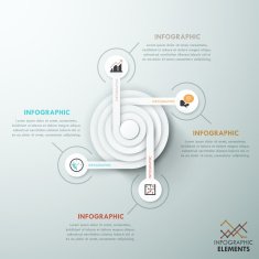 Modern infographics options banner N33