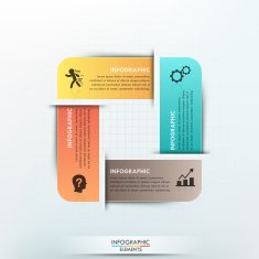 Modern infographics options banner N35