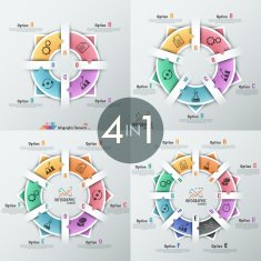 Modern infographics options banner N39