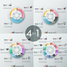 Modern infographics options banner N41