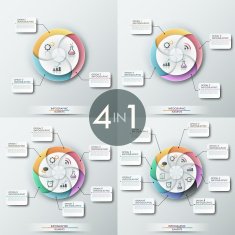 Modern infographics options banner N47