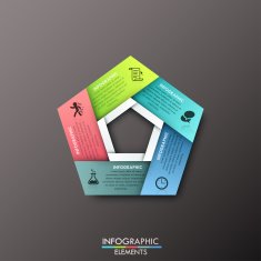 Modern infographics options banner N52