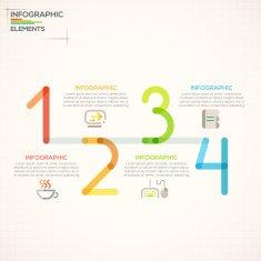 Modern infographics options banner N67