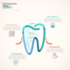 Modern infographics options banner N68