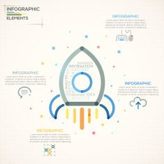 Modern infographics options banner N69