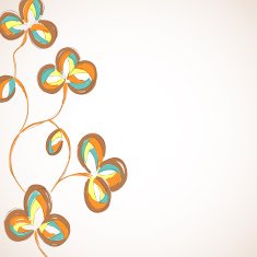 Card flower origami