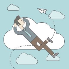 Relaxing businessman N3