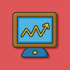 computer chart icon N2