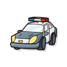 Police Car Doodle N2