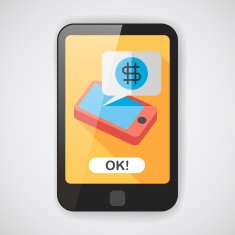 business chart flat icon with long shadow eps10 N2