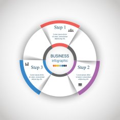 Vector circle infographic N16