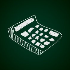 Simple doodle of a calculator
