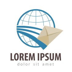 email vector logo design template mail or delivery icon