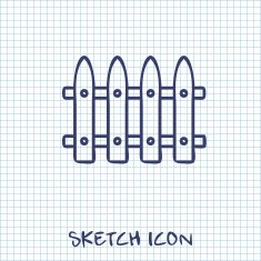 Garden fence icon N4
